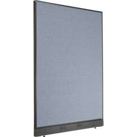 Interion Electric Office Partition Panel, 48-1/4"W x 64"H, Blue