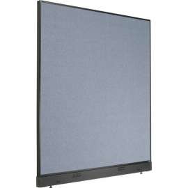 Interion Electric Office Partition Panel, 60-1/4"W x 64"H, Blue