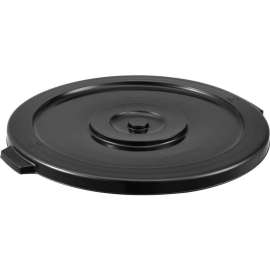 Global Industrial Plastic Trash Can Lid - 44 Gallon Black