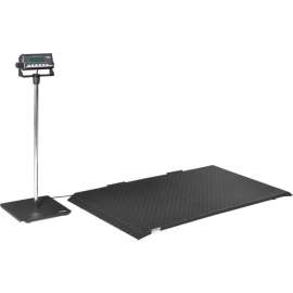 Global Industrial Digital Floor Scale With LCD Indicator & Stand, 2,000 lb x 1 lb
