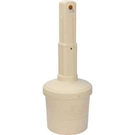 Global Industrial Outdoor Ashtray, 5 Gallon, Beige