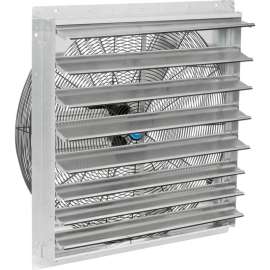 Continental Dynamics Direct Drive 30" Exhaust Fan w/ Shutter, 2 Speed, 8000 CFM, 1/4HP, 1Phase