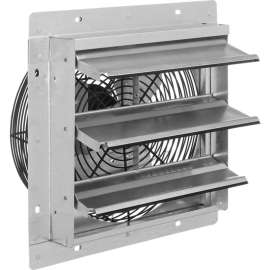 Continental Dynamics Direct Drive 12" Exhaust Fan w/ Shutter, 1 Speed, 2150CFM, 1/12HP, 1Phase