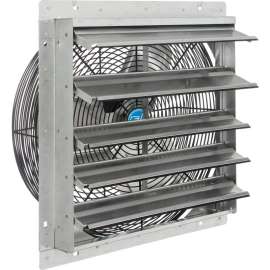 Continental Dynamics Direct Drive 18" Exhaust Fan W/ Shutter, 1 Speed, 5250CFM, 1/8 HP, 1Phase
