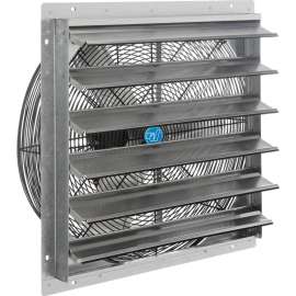 Continental Dynamics Direct Drive 24" Exhaust Fan w/ Shutter, 1 Speed, 7000 CFM, 1/4HP, 1Phase