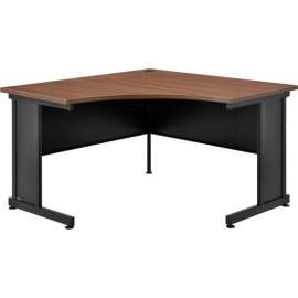 Interion 48"W Corner Desk - Walnut