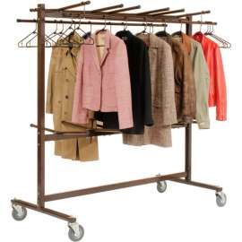 Interion Optional Rods For Coat Rack Kit (2 Rods/Kit)