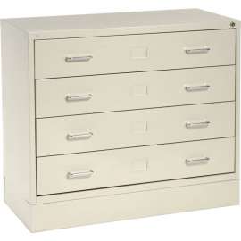 Multimedia Stackable Storage Cabinet - Light Gray