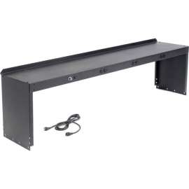 Global Industrial Power Riser, 96"W x 15"D, Black