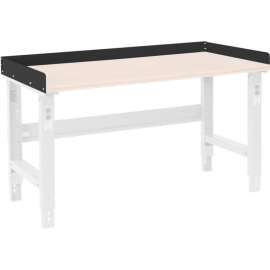 Global Industrial Back and End Stops For Workbench Top - 96"W x 36"D x 3"H - Black