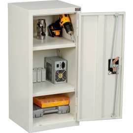 Wall Storage Cabinet Assembled 13-3/4"W x 12-3/4"D x 30"H White