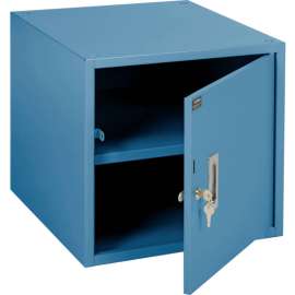 Global Industrial Steel Cabinet 17-1/4"W x 20"D x 16"H, Blue
