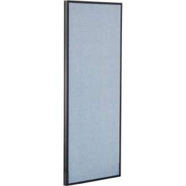 Interion Office Partition Panel, 24-1/4"W x 60"H, Blue