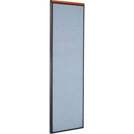 Interion Deluxe Office Partition Panel, 24-1/4"W x 73-1/2"H, Blue
