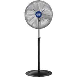 Global Industrial 24" Deluxe Oscillating Pedestal Fan, 3 Speed, 7,525 CFM, 300W, 1/2 HP