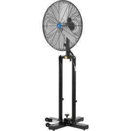 Continental Dynamics 24" Foldable Mobile Pedestal Fan, 10,000 CFM, 1/4 HP, 1 Phase