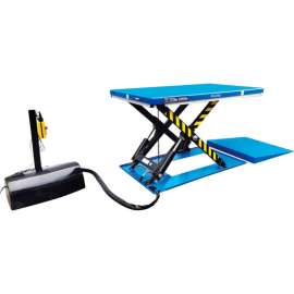 Global Industrial Low Profile Power Scissor Lift Table, 57" x 31", 2200 Lb. Capacity