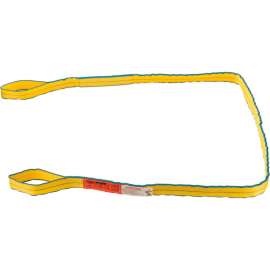 Global Industrial Poly Web Sling, HD, Eye&Eye w/Durable Edge, 10Ft L-6400/5000/12800 Lbs Cap