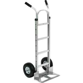 Global Industrial Aluminum Hand Truck - Double Handle - Pneumatic Wheels