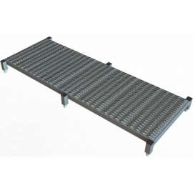 71 X 24 Inch Adjustable Height Steel Work Platform - 5"H To 8"H - WLOS571242