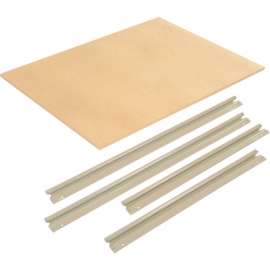 Additional Shelf, High Capacity, Wood Deck, 48"W x 48"D, Tan