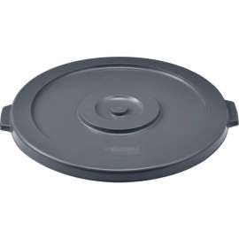 CONTINENTAL COMMERCIAL Huskee 3201GY Receptacle Lid, 32 gal, Plastic, Gray, For: Huskee 3200 Container
