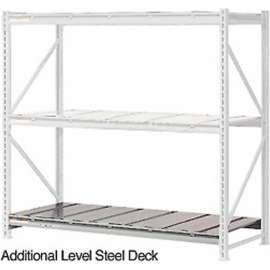 Global Industrial Additional Shelf, Extra Heavy Duty Rack, Steel Deck, 96"W x 36"D, Gray