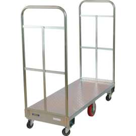 Wesco Galvanized Steel Narrow Aisle Platform Truck 273295 60x24 1750 Lb.
