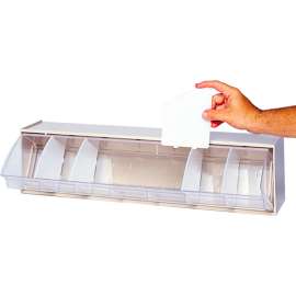 Quantum Clear Divider DIV400 For Dividable Tip Out Bin Pack of 4