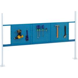 Global Industrial 18" & 36" Pegboard Panel Kit, 72"W, Blue