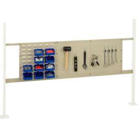 Global Industrial 36" Pegboard & 18" Louver Panel Kit, 72"W, Tan