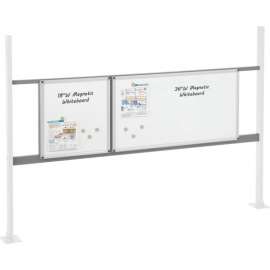 Global Industrial 18" & 36" Whiteboard Panel Kit, 72"W, Gray