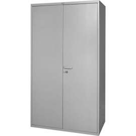 All-Welded Heavy Duty Storage Cabinet, 16 Gauge, 48"Wx24"Dx84"H, Gray