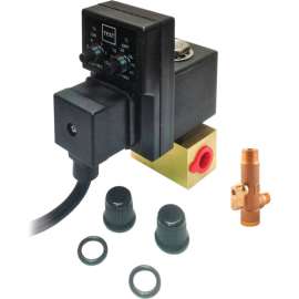 Arrow Pneumatics 5802S, Electric Drain with Strainer, 2.5 GPM, 1/4" NPT, 1-Phase 115V