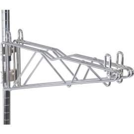 Nexel Poly-Green , Adjustable Double Shelf Post Bracket, 24"D