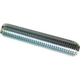 5/16-18 x 3-1/2" Zinc Finish Low Carbon Fully Threaded Stud - Package Qty 100