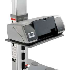 Global Industrial Printer Tray For Sit-Stand Mobile Desk With Tablet Slot