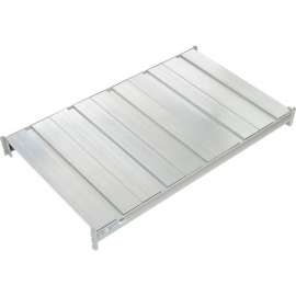 Global Industrial Additional Shelf, Extra Heavy Duty Rack, Steel Deck, 60"W x 36"D, Gray