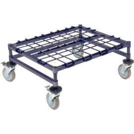Nexelon Mobile Dunnage Rack 30"W x 24"D - 4 Swivel Casters, 2 W/Brakes