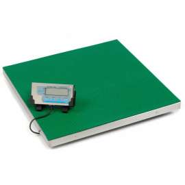 Brecknell PS500 Series Low Profile Digital Floor Scale, 500 lb x 0.2 lb, 36"x22" Platform