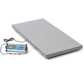 Brecknell PS500 Series Low Profile Digital Floor Scale, 500 lb x 0.2 lb, 42"x22" Platform