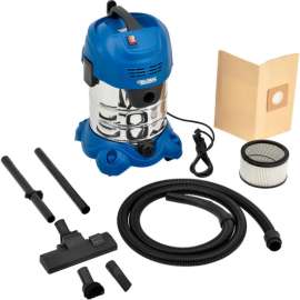 Global Industrial Stainless Steel Wet/Dry Vacuum, 6.6 Gallon Cap.