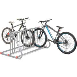 Global Industrial Double-Sided Grid Bike Rack, 10-Bike Capacity, Powder Coated Steel