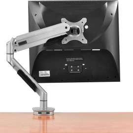 Interion Gas Spring Single Monitor Desk Mount