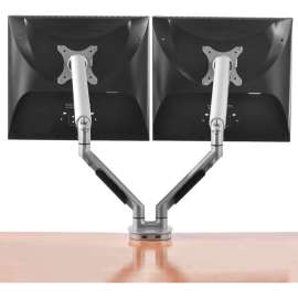 Interion Gas Spring Dual Monitor Desktop Mount