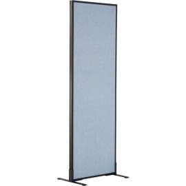 Interion Freestanding Office Partition Panel, 24-1/4"W x 72"H, Blue
