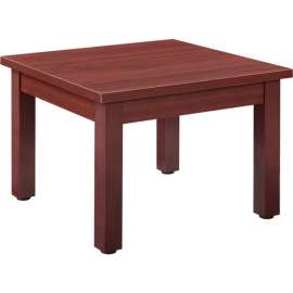 Interion Wood End Table - 24" x 24" - Mahogany