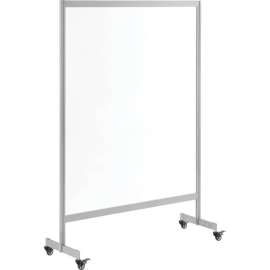 Clear Mobile Divider, Acrylic, 43"W x 60"H