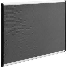 Global Industrial Fabric Mesh Bulletin Board, 72"W x 48"H, Gray