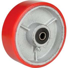 Global Industrial 6" x 2" Polyurethane Wheel - Axle Size 1/2"